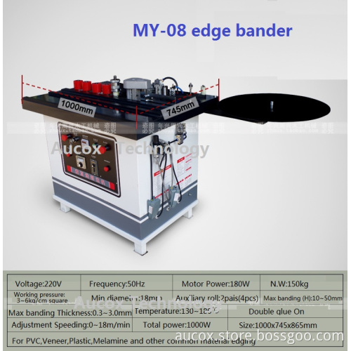 PVC edge banding machine